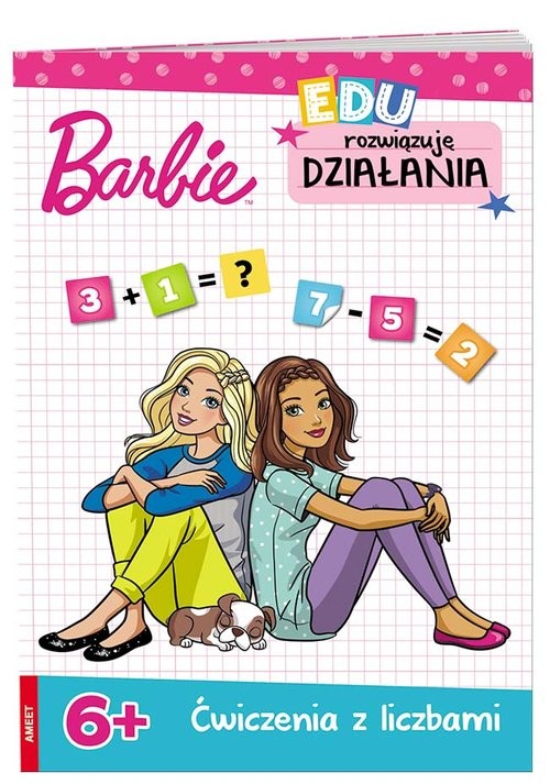 okładka Barbie Rozwiązuję działania 6+ UDK-1101 książka