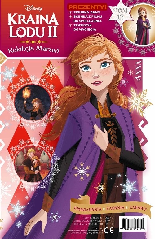 okładka Kraina Lodu 2 Kolekcja marzeń Tom 12 Anna książka | Opracowania Zbiorowe