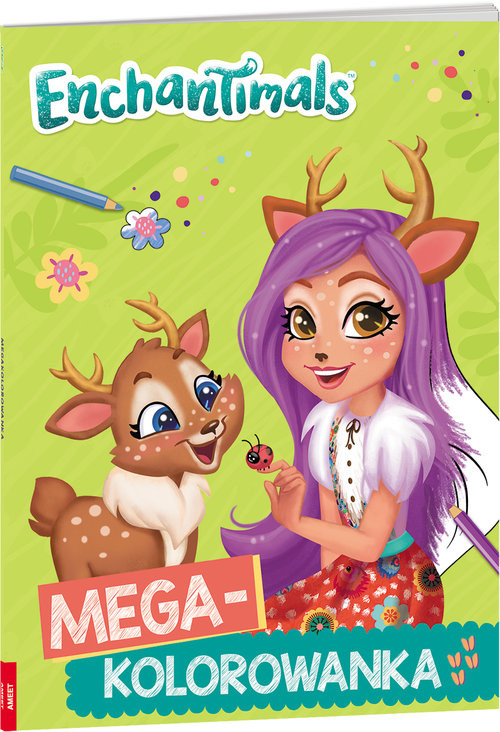 okładka Enchantimals Megakolorowanka książka