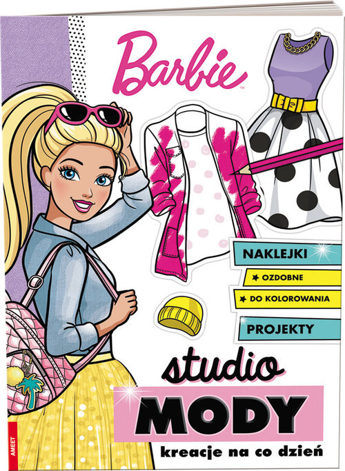 okładka Barbie Studio mody Kreacje na co dzień MOD-1102 książka
