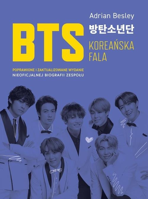 okładka BTS Koreańska fala książka | Adrian Besley