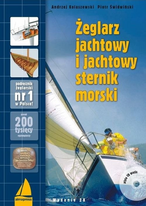 okładka Żeglarz jachtowy i jachtowy sternik morski + CD książka | Andrzej Kolaszewski, Piotr Świdwiński
