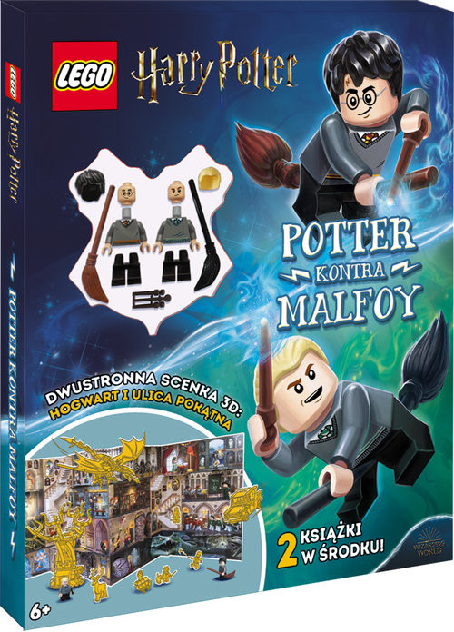 okładka Lego Harry Potter Potter kontra Malfoy Z ALB-6401 książka | Opracowania Zbiorowe