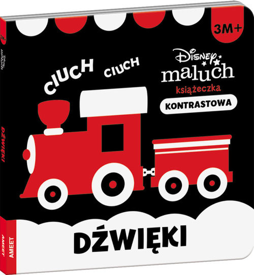 okładka Disney maluch Książeczka kontrastowa Dźwięki CON-9204 książka
