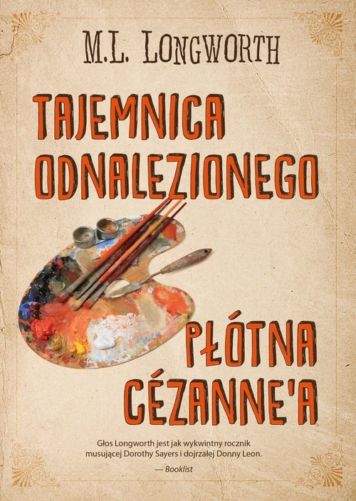 okładka Verlaque i Bonnet na tropie Tom 5 Tajemnica odnalezionego płótna Cezanne'a książka | M. L. Longworth