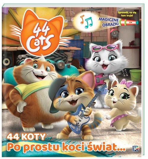 okładka 44 cats. Magiczne obrazki. 44 koty Po prostu koci świat… książka