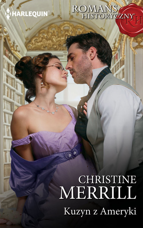 okładka Kuzyn z Ameryki książka | Christine Merrill