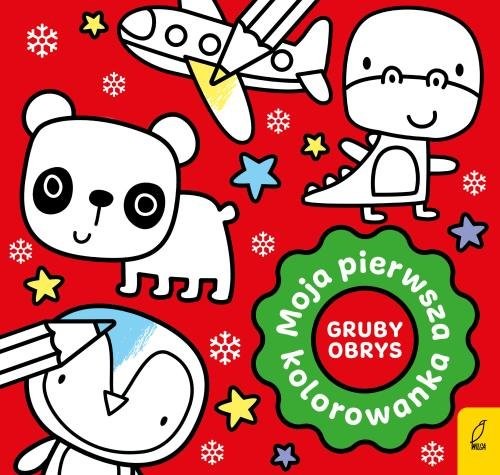 okładka Moja pierwsza kolorowanka z grubym obrysem książka