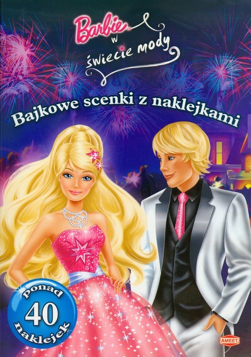 okładka Barbie w świecie mody Bajkowe scenki z naklejkami SC105 książka