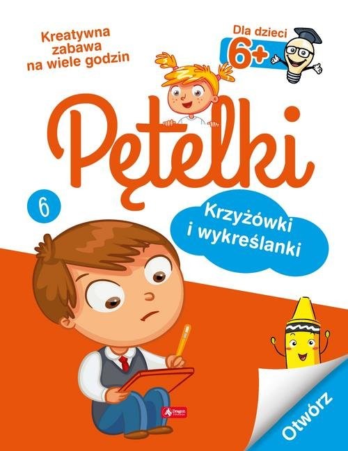 okładka Pętelki Krzyżówki i wykreślanki książka