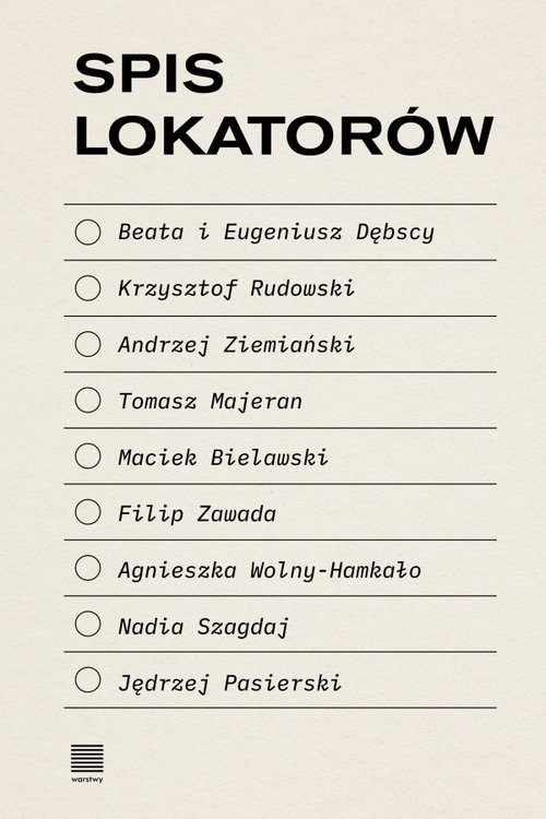 okładka Spis lokatorów książka | Praca Zbiorowa