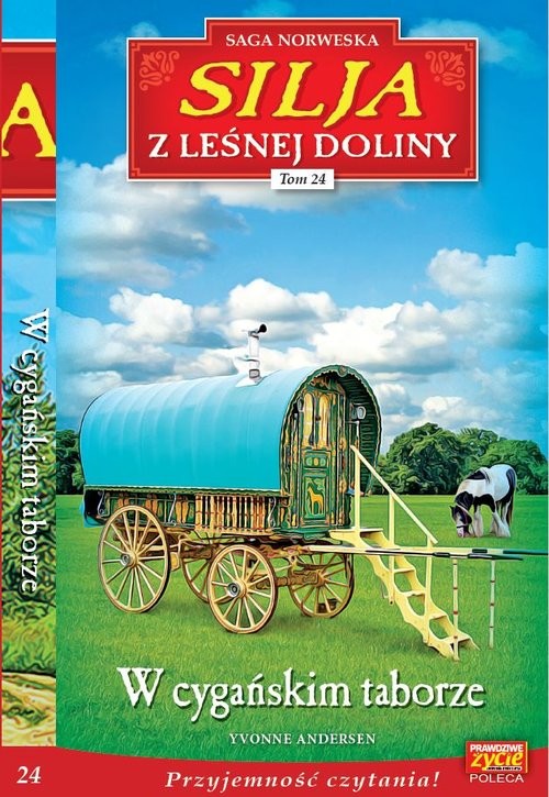 okładka Silja z Leśnej Doliny Tom 24 W cygańskim taborze książka | Yvonne Andersen