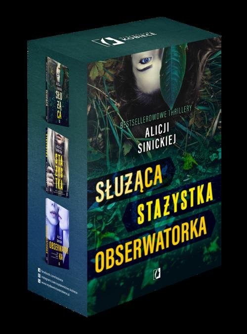 okładka Służąca / Stażystka / Obserwatorka Pakiet 3 książek książka | Alicja Sinicka