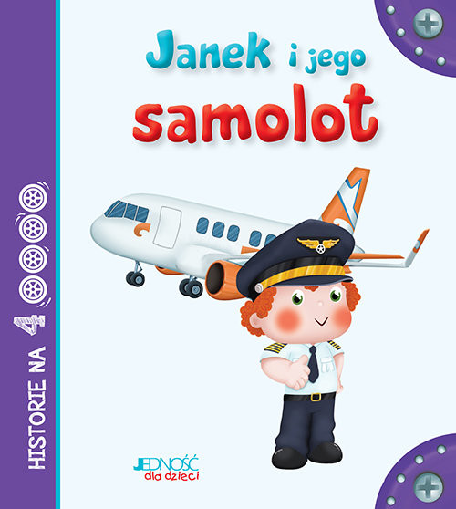 okładka Janek i jego samolot książka | Riffaldi Serena
