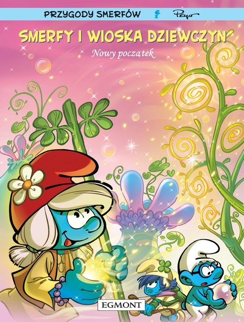 okładka Smerfy i wioska dziewczyn Tom 4 Nowy początek książka