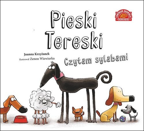 okładka Pieski Tereski. Czytam sylabami książka | Joanna Krzyżanek