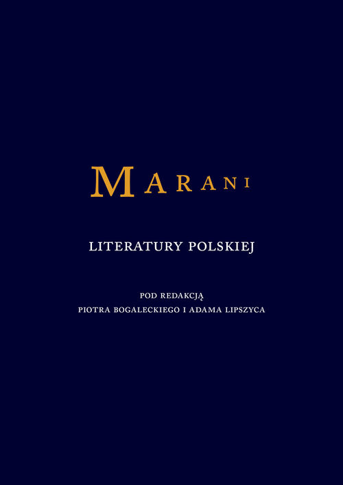 okładka Marani literatury polskiej książka | Bogalecki Piotr, Adam Lipszyc