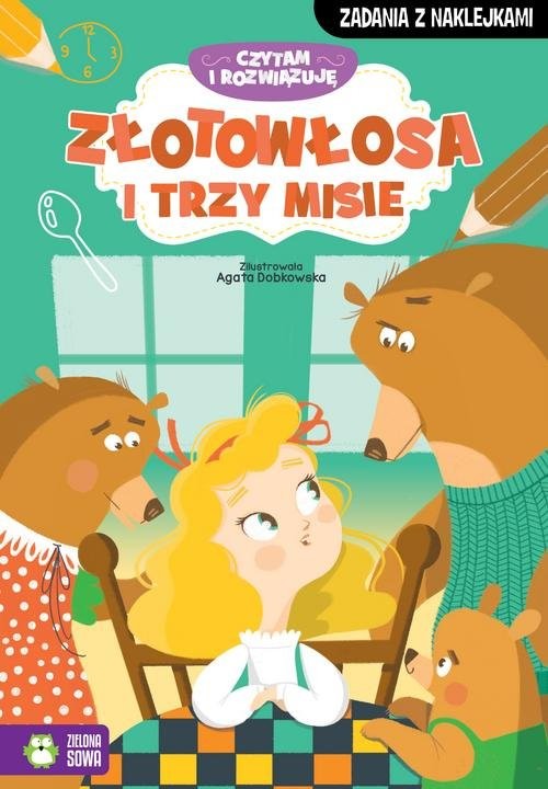 okładka Czytam i rozwiązuję Złotowłosa i trzy misie książka