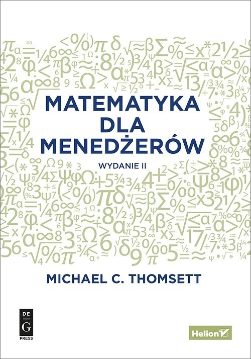okładka Matematyka dla menedżerów książka | Michael C. Thomsett