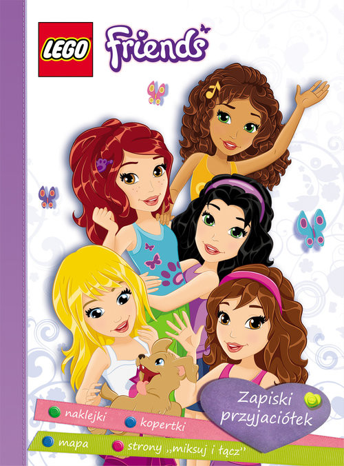 okładka Lego Friends Zapiski przyjaciółek LFF101 książka