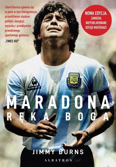 okładka Maradona. Ręka Boga książka | Jimmy Burns