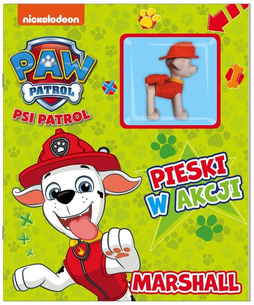 okładka Psi Patrol Pieski w Akcji Marshall. książka | Opracowania Zbiorowe