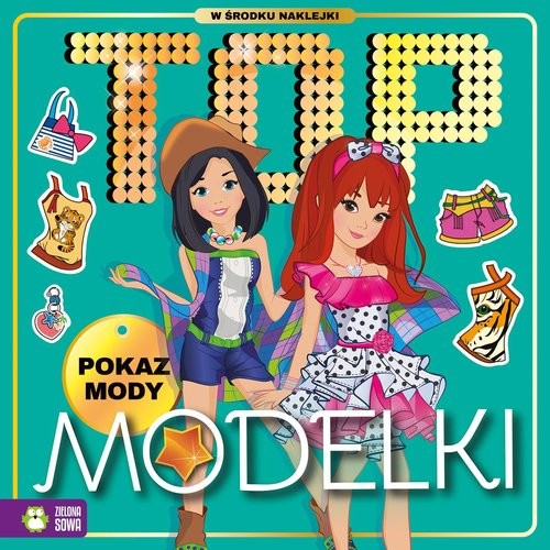 okładka Top modelki Pokaz mody książka