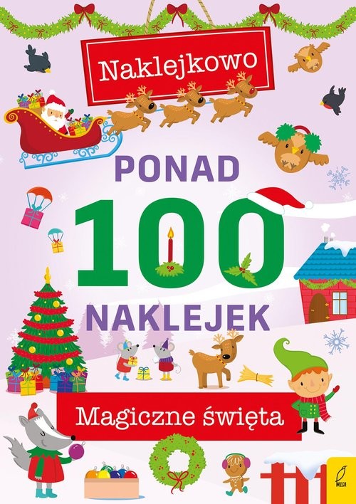 okładka Ponad 100 naklejek Magiczna zima książka