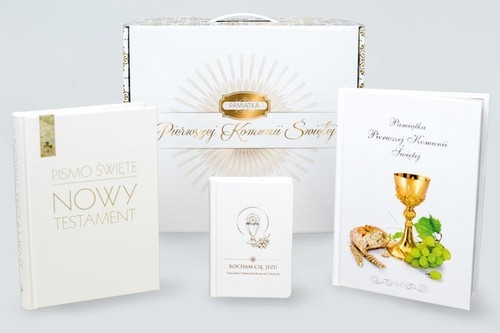 okładka Pakiet komunijny Nowy Testament / Pamiątka Pierwszej Komunii Świętej / Modlitewnik książka