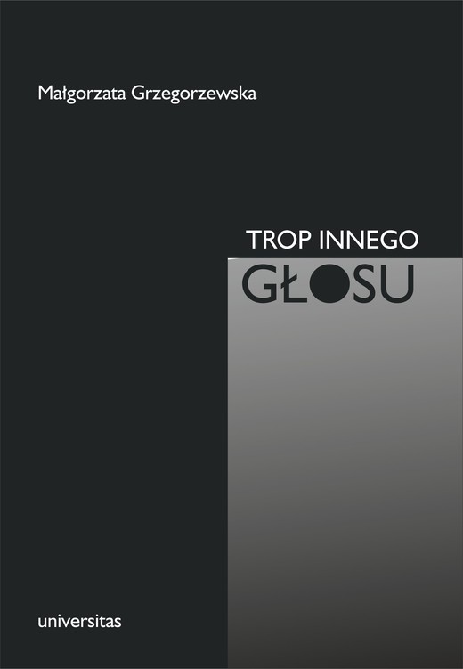 okładka Trop innego głosu w angielskiej poezji religijnej epok dawnych ebook | pdf | Małgorzata Grzegorzewska