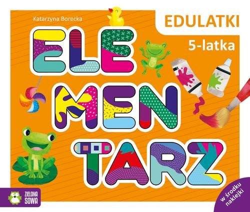 okładka Edulatki Elementarz 5-latka książka | Katarzyna Borecka