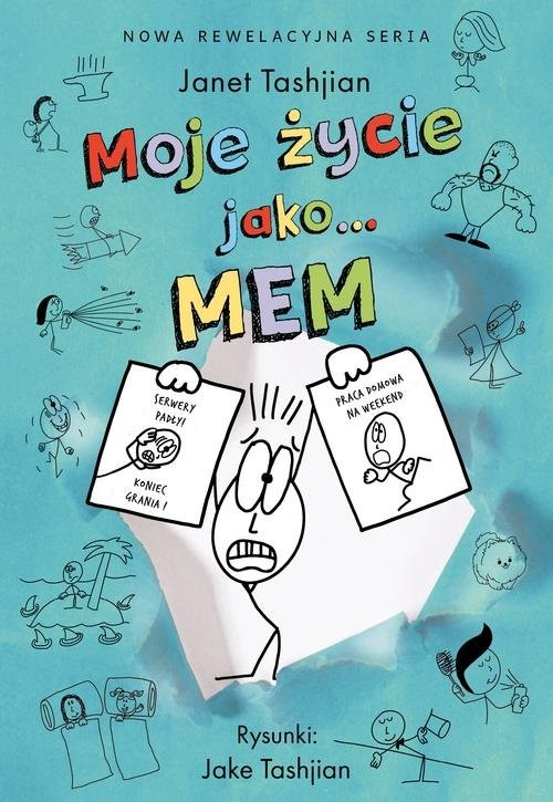 okładka Moje życie jako mem książka | Tashjian Janet