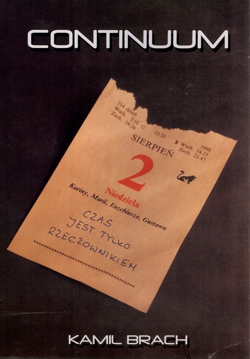 okładka Continuum książka | Kamil Brach