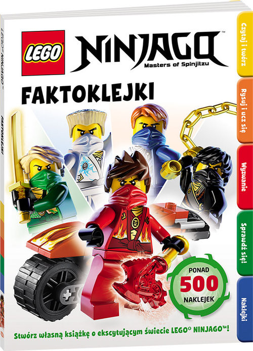 okładka Lego Ninjago Faktoklejki książka