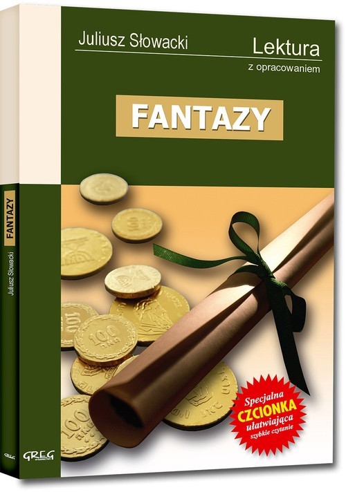 okładka Fantazy Lektura z opracowaniem książka | Juliusz Słowacki