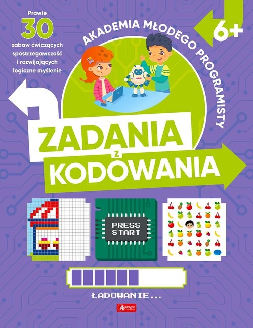 okładka Akademia młodego programisty. Zadania z kodowania książka | Alicja Żarowska-Mazur, Dawid Mazur