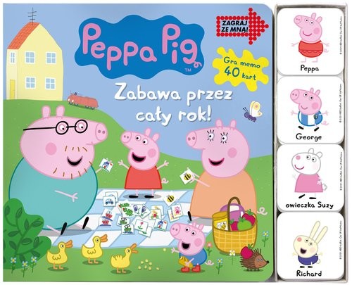 okładka Peppa Pig. Zagraj Ze Mną. Zabawa przez cały rok. książka