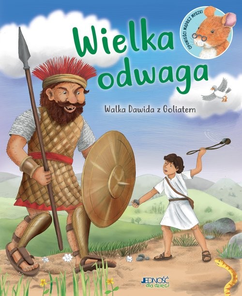 okładka Wielka odwaga Walka Dawida z Goliatem książka | Richard Littledale