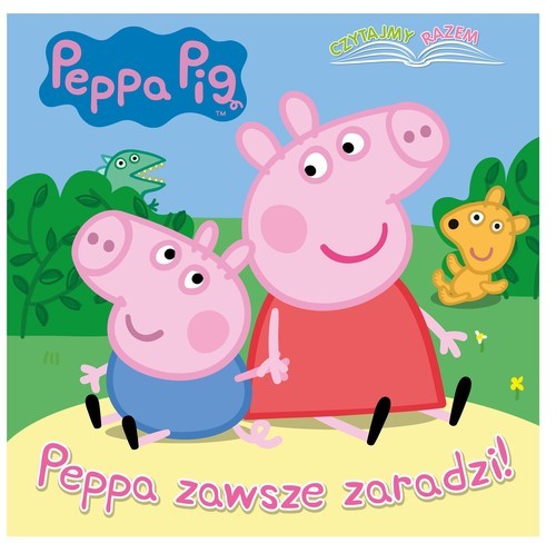 okładka Peppa Pig Czytajmy razem Peppa zawsze zaradzi! książka | Opracowania Zbiorowe