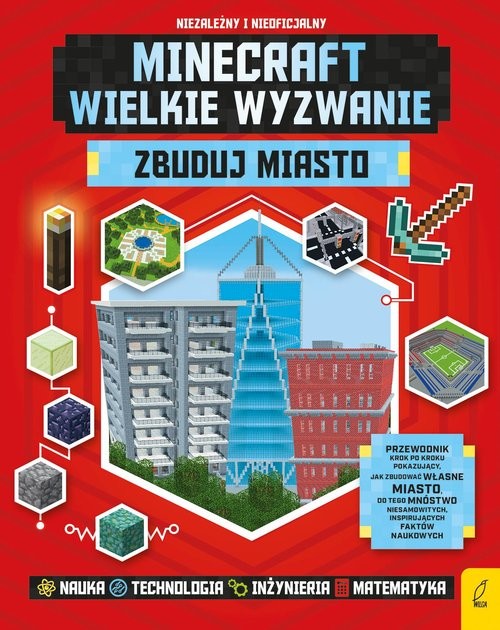 okładka Minecraft Wielkie wyzwanie Zbuduj miasto książka
