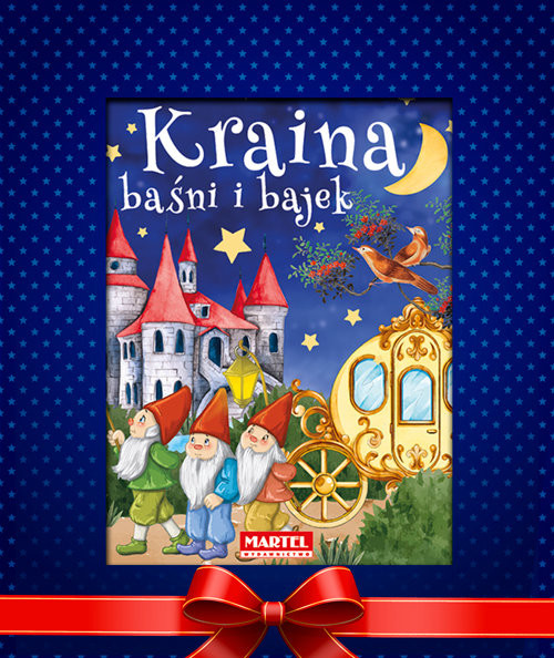 okładka Kraina baśni i bajek w opakowaniu prezentowym książka | Praca Zbiorowa