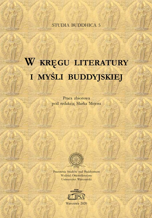 okładka W kręgu literatury i myśli buddyjskiej książka