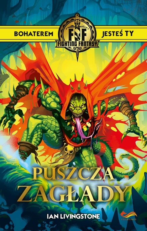 okładka Fighting Fantasy Puszcza Zagłady książka | Ian Livingstone