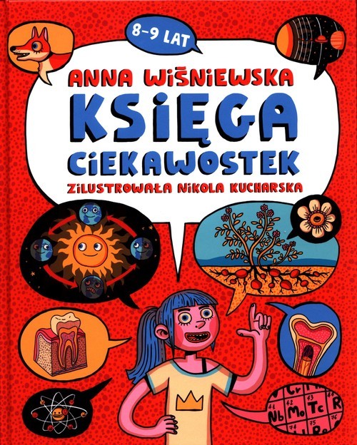 okładka Księga ciekawostek 8-9 lat książka | Anna Wiśniewska