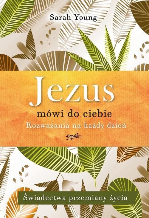 okładka Jezus mówi do ciebie Rozważania na każdy dzień Świadectwa przemiany życia książka | Sarah Young