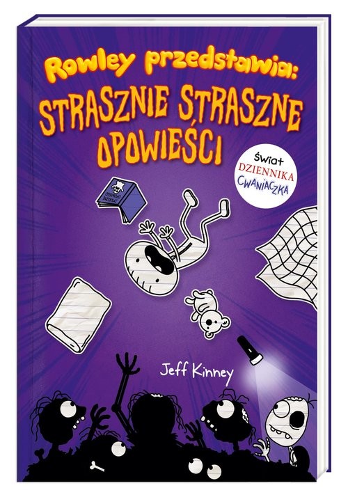 okładka Rowley przedstawia Strasznie straszne opowieści książka | Jeff Kinney