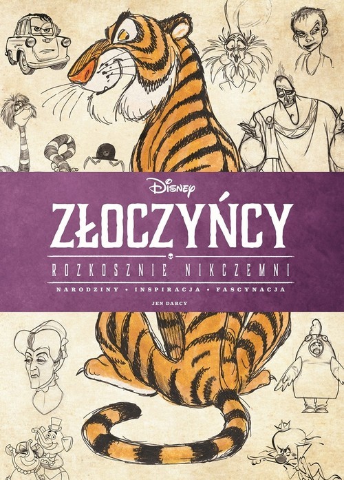 okładka Złoczyńcy Rozkosznie nikczemni Disney książka | Jen Darcy
