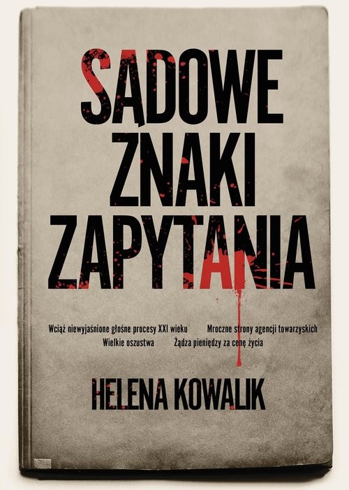 okładka Sądowe znaki zapytania książka | Helena Ciemińska