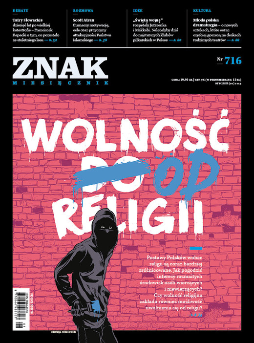 okładka ZNAK 716 1/2015: Wolność od religii książka