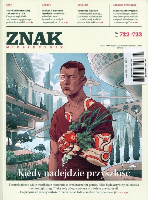 okładka Miesięcznik „ZNAK”, lipiec-sierpień 2015, nr 722-723 książka